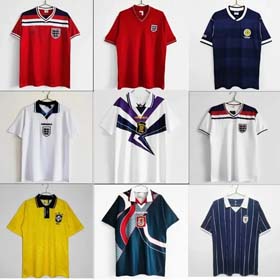 Retro Trikot Nostalgisches Klassisches England Fußball Trikot-2005
