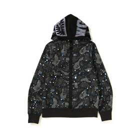 BAPE Doppelkapuze Camouflage Mehrschichtnäht Sweatshirt (15 Stile) -2167