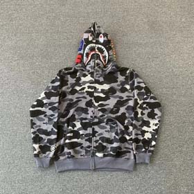 BAPE Unisex gestickte Haikopf Paarjacke (15 Stile) -2168