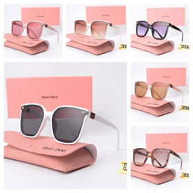 Miu miu neue Mode quadratische Rahmen Sonnenbrille-2724