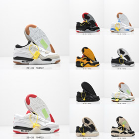 Jordan Air Jordan 4 RM Low-Top Retro Basketballschuhe für Kinder-4151  