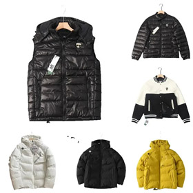 KARL LAGERFELD Charakter Badge Stand Kragen Reißverschluss Langärmelige Daunenjacke-4267  