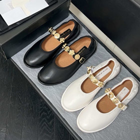 Chanel neue Vintage-Stil Low-Absatz Pumpen-5733  