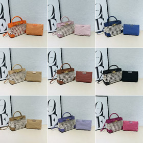 Bottega Veneta Neue handgefertigte offene und gewebte Raffiatasche-5839  