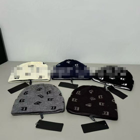 Dolce & Gabbana DG neue Kollektion all-over Jacquard stricken warme Mütze-5851  