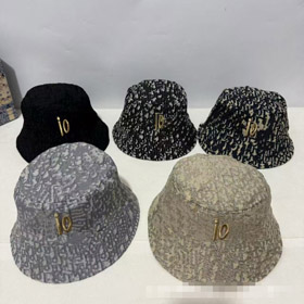 Dior All-Over Druck Sonnenschutz Eimer Hut-5862  