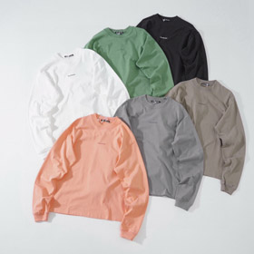 Acne Studios gewaschen Langärmeliges T-Shirt-5943  