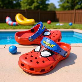 Neue Crocs Spider-Man Marvel Zusammenarbeit Clogs-5969  