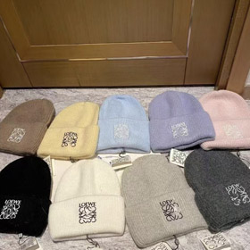 Loewe neue warme Kaninchen Pelz gestrickte Hut-5973  