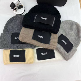 Jacquemus warme Mütze mit gestickten Schriften-5974  