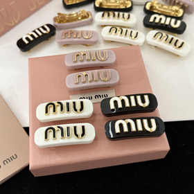 Miu Miu neue Emaille Haarclip mit Tropfen Design-5998  