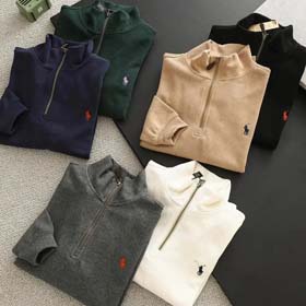 Polo Pullover mit Reißverschluss-0980  