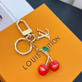Louis Vuitton LV Kirsche Tasche Dekoration Schlüsselanhänger Tasche Anhänger-3620