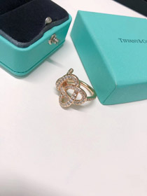 Tiffany Wrap Hohlband Diamant Ring-3683