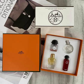 Hermès Schal Parfüm Probe Set von vier-3284
