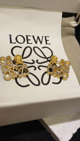 Loewe Gold Diamant Würfel Ohrringe-3718