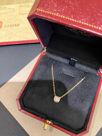 Cartier runde Diamant Halskette-3786