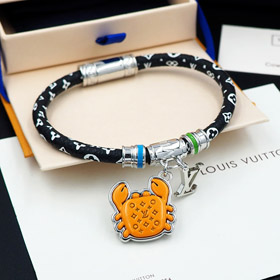 Louis Vuitton LV bunte Perlen und Krabbe Dekoration Armband-3798
