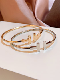 Tiffany diamantfreie Spule offene Armband-3924