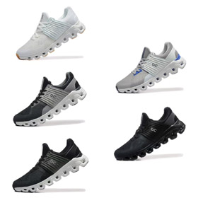 Auf Cloudswift leichte, einfache, stoßdämmende, verschleißfeste Low-Top Laufschuhe-2864  